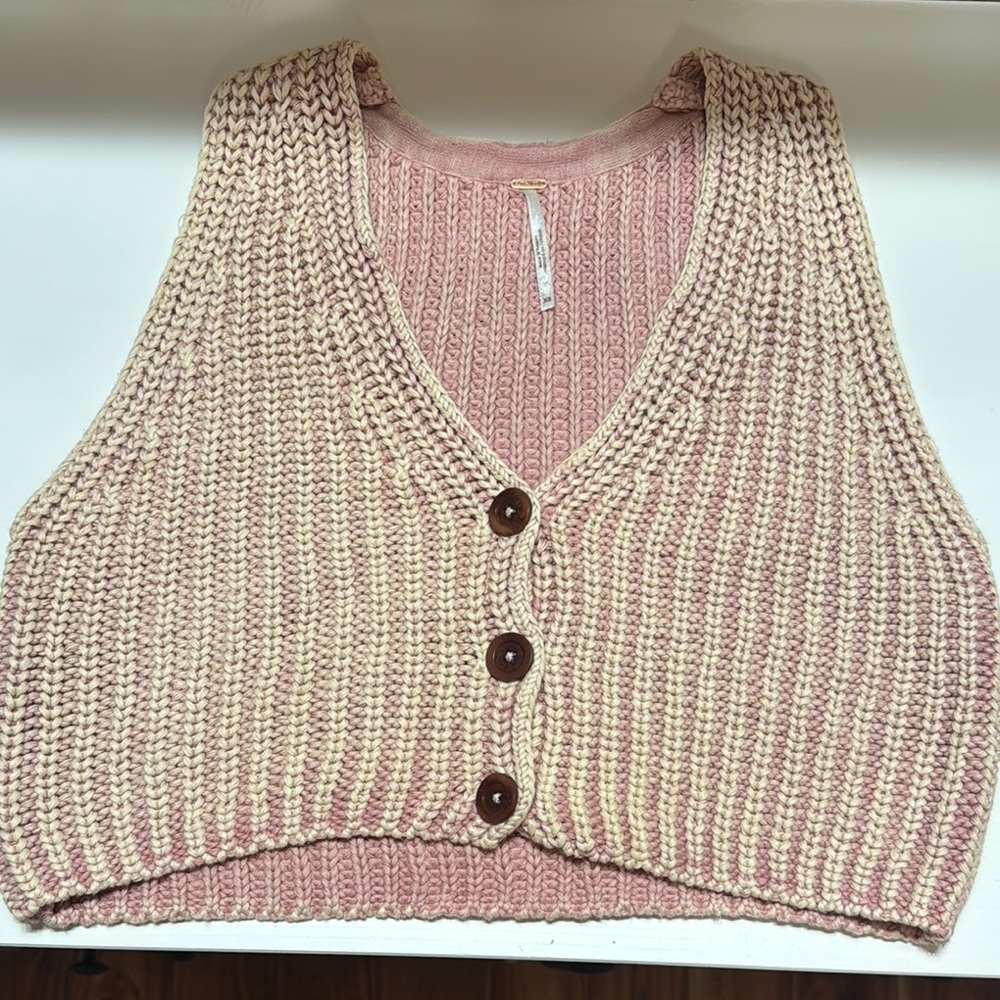 Free people knitted vest